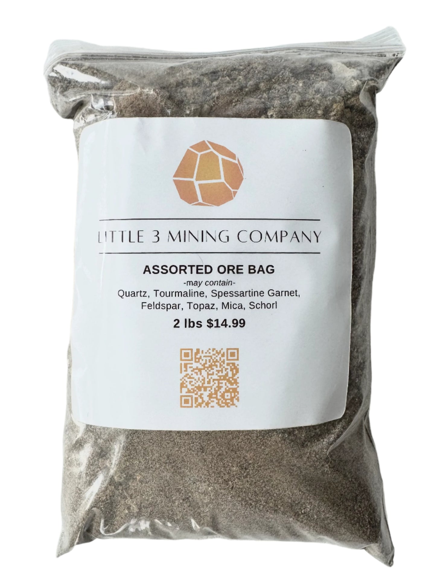 Assorted gem ore bag 2lb