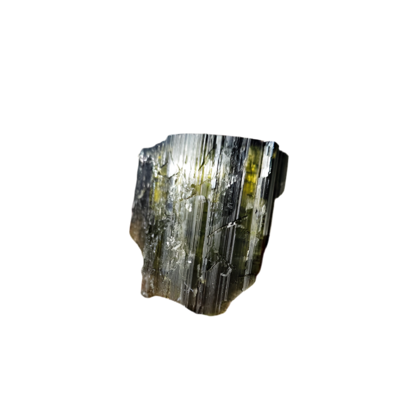The Verdant Crown - Green Tourmaline Crystal