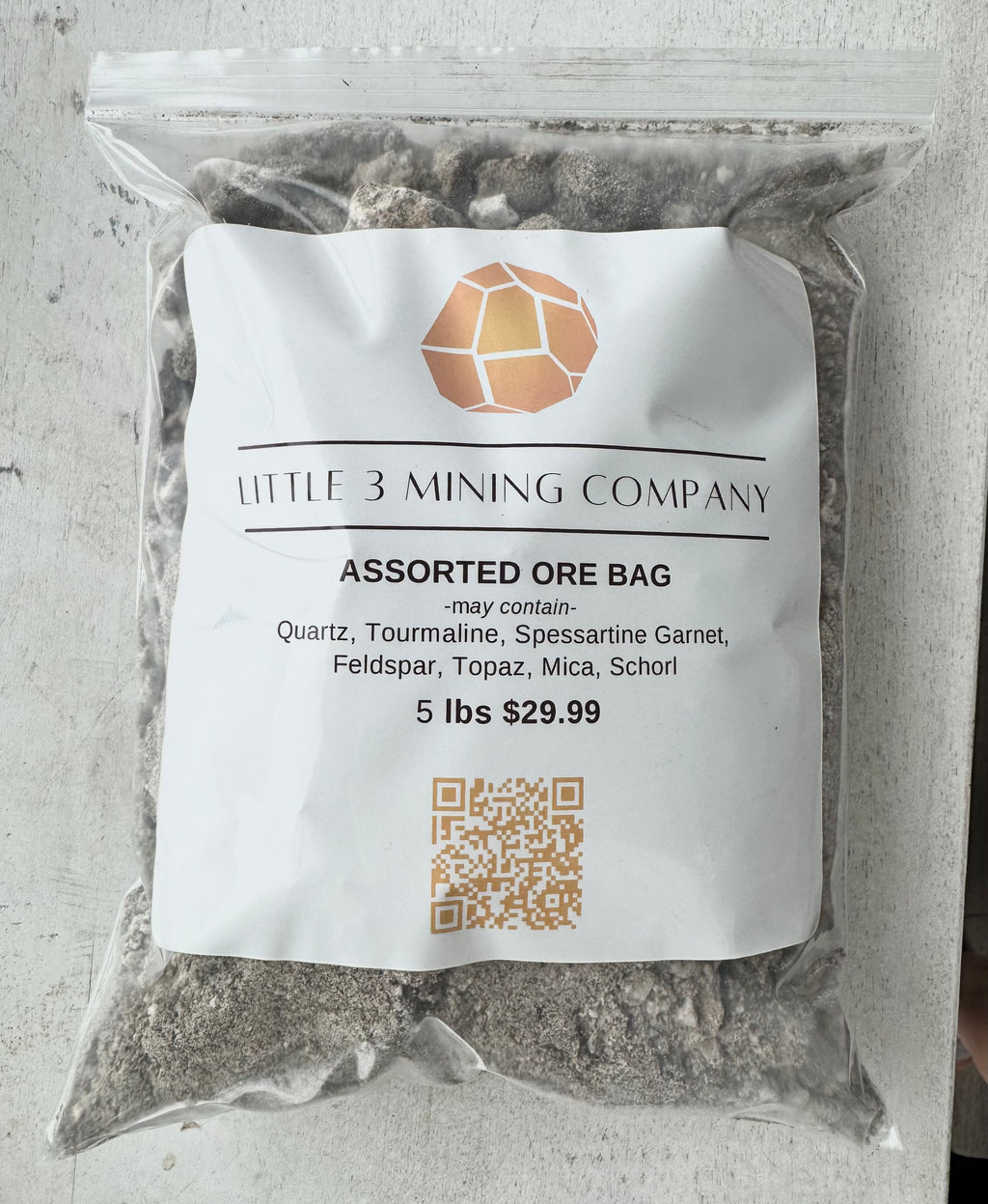 Little 3 Mine Assorted Ore Bag - 5lb