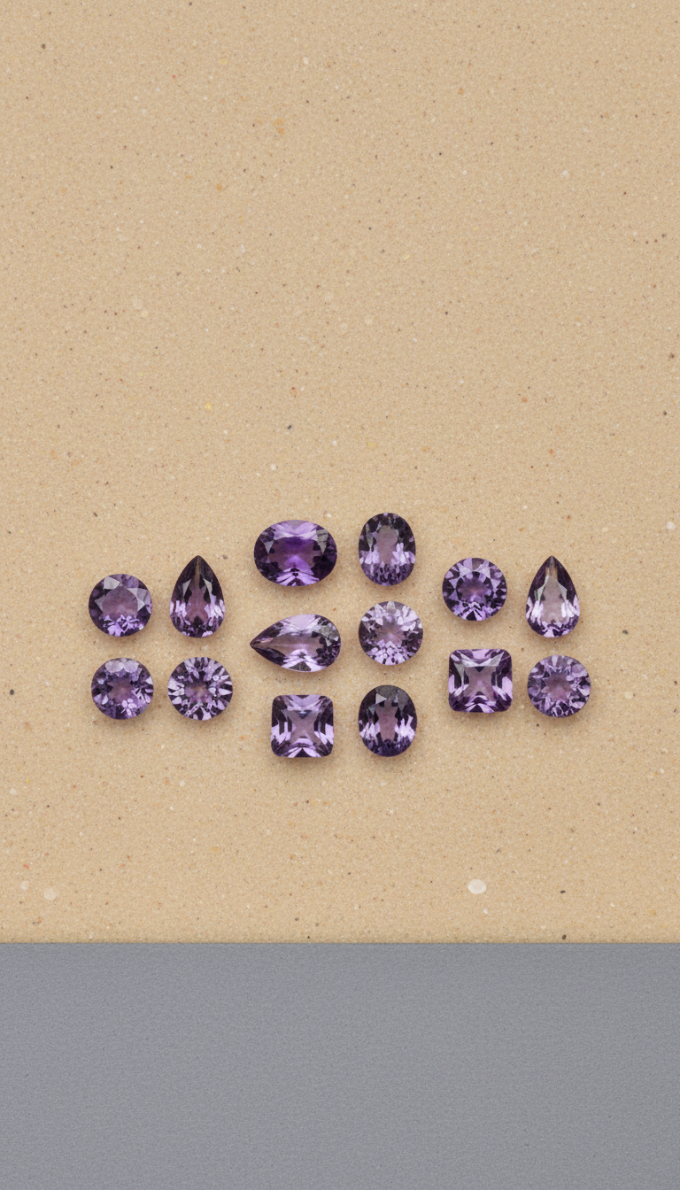 Mixed-Cut Amethyst Parcel