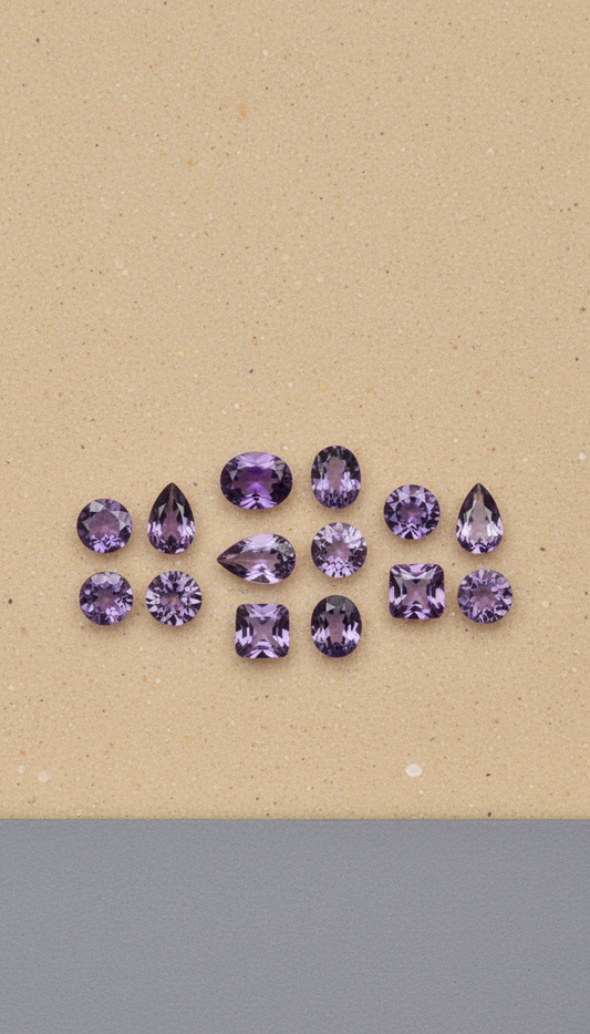 Mixed-Cut Amethyst Parcel